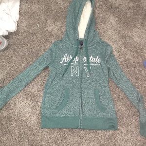 Blue Aeropostale zip up